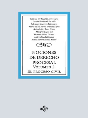 cover image of Nociones de Derecho Procesal